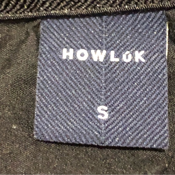 Howluk black perfect fit stretchy distress raw hams  3/4 ladies size small jeans - Picture 4 of 16